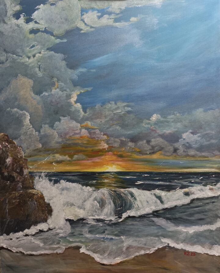 Saulėlydis prie jūros…