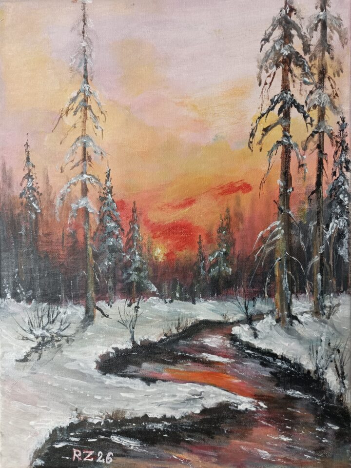 Žiemos upelio pasaka…