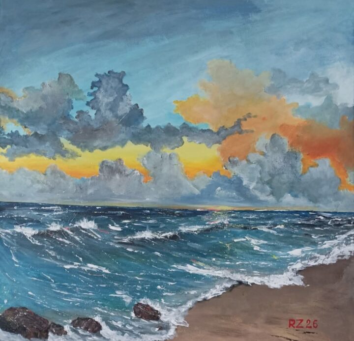 Saulėlydis prieš audrą